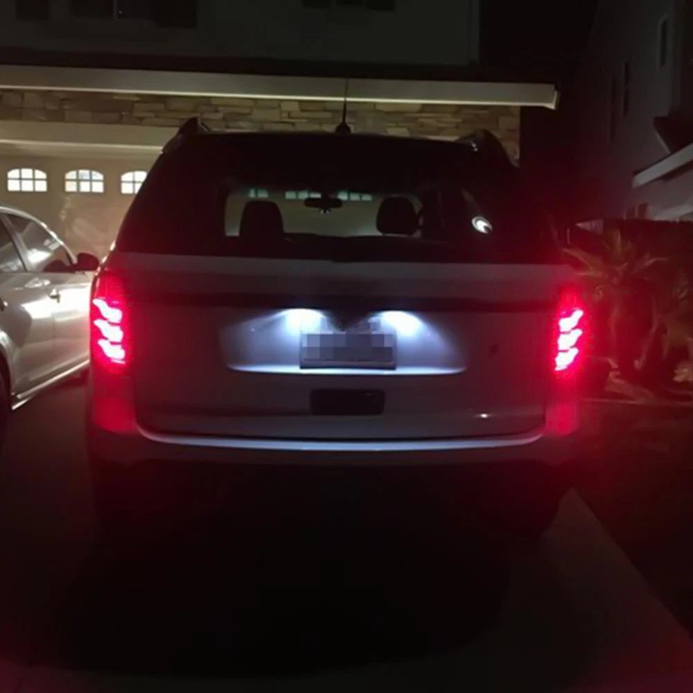 2x LED Plate License Lights SUPER BRIGHT For Explorer Ford Fusion Fiesta Escape 6B93BC-57
