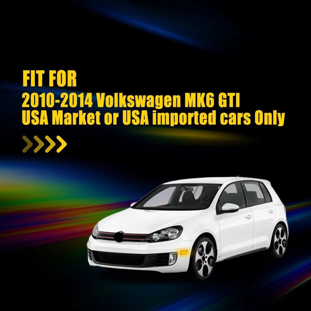 For 2010-2014 Volkswagen MK6 GTI Front LED Side Bumper Marker Smoked Amber LED A 6B93BC-57