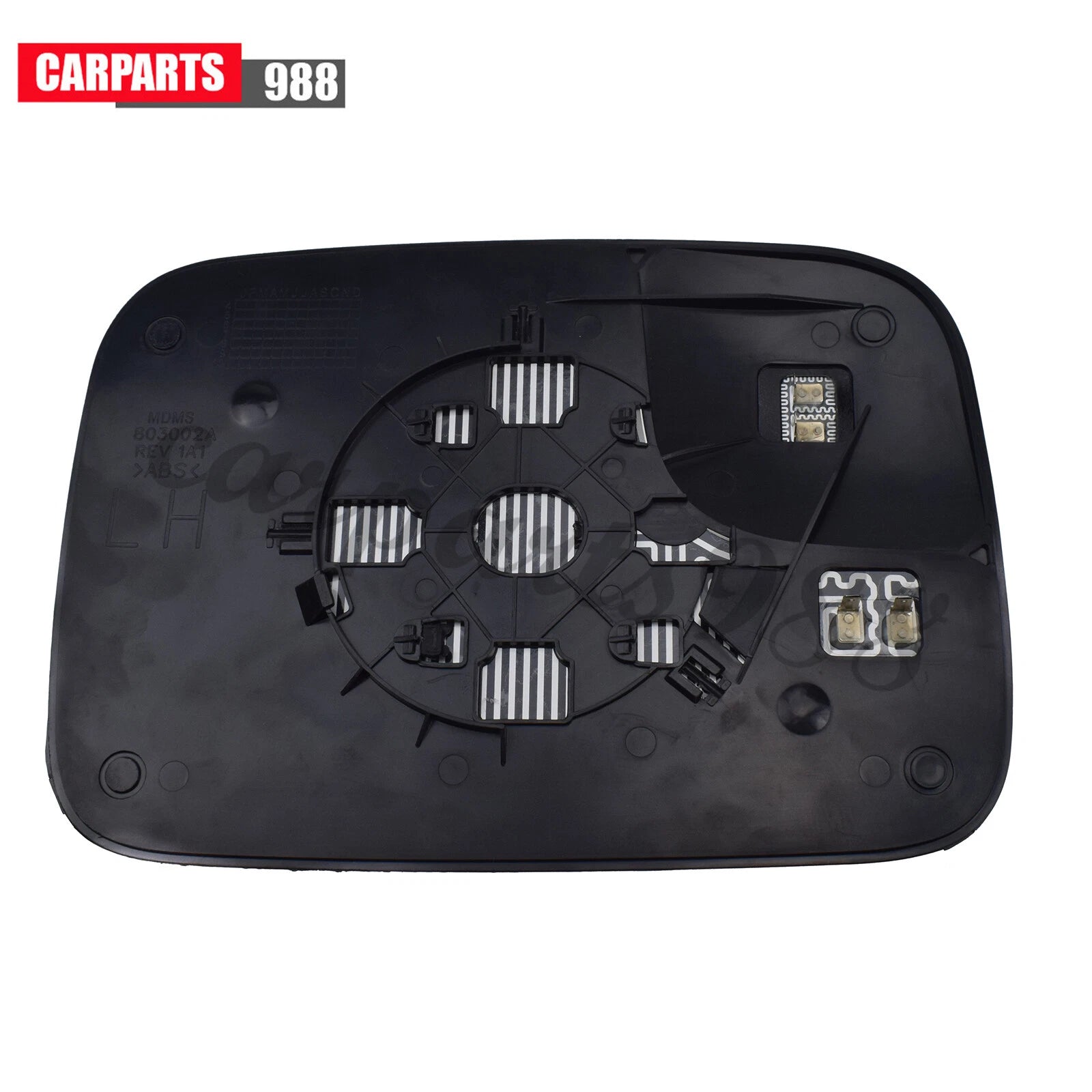Left Side Door Mirror Glass Power Heated for 2005-2009 Dodge Ram 1500 2500 3500 6B93BC-57