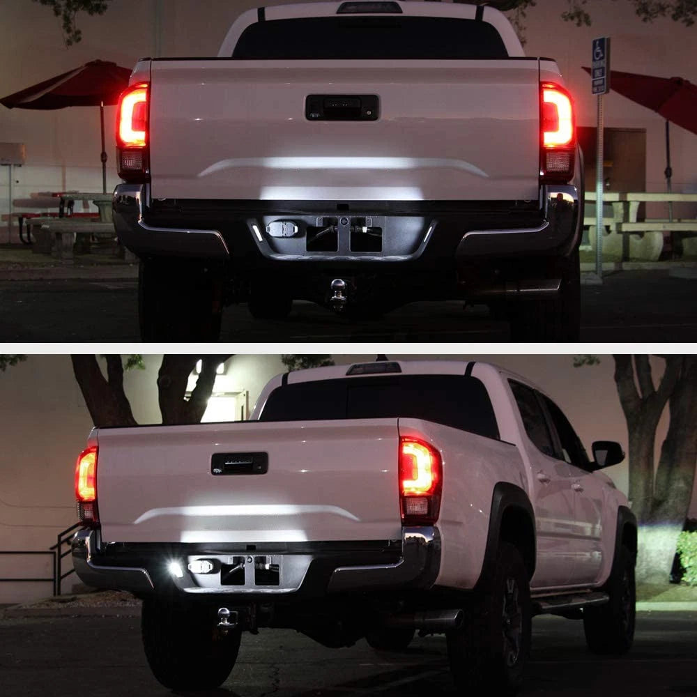 For 2016-22 Toyota Tacoma/14-22 Tundra Full LED Black License Plate Lights Lamps 6B93BC-57