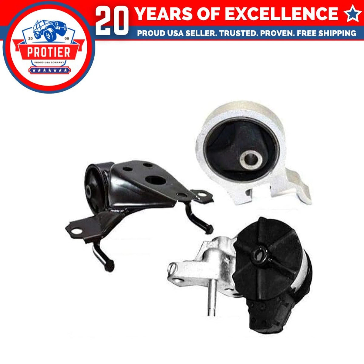 Fits 1995-1999 Toyota Tercel 1.5L Engine Motor & Trans Mount Set for AUTO 3 SPD 6B93BC-57