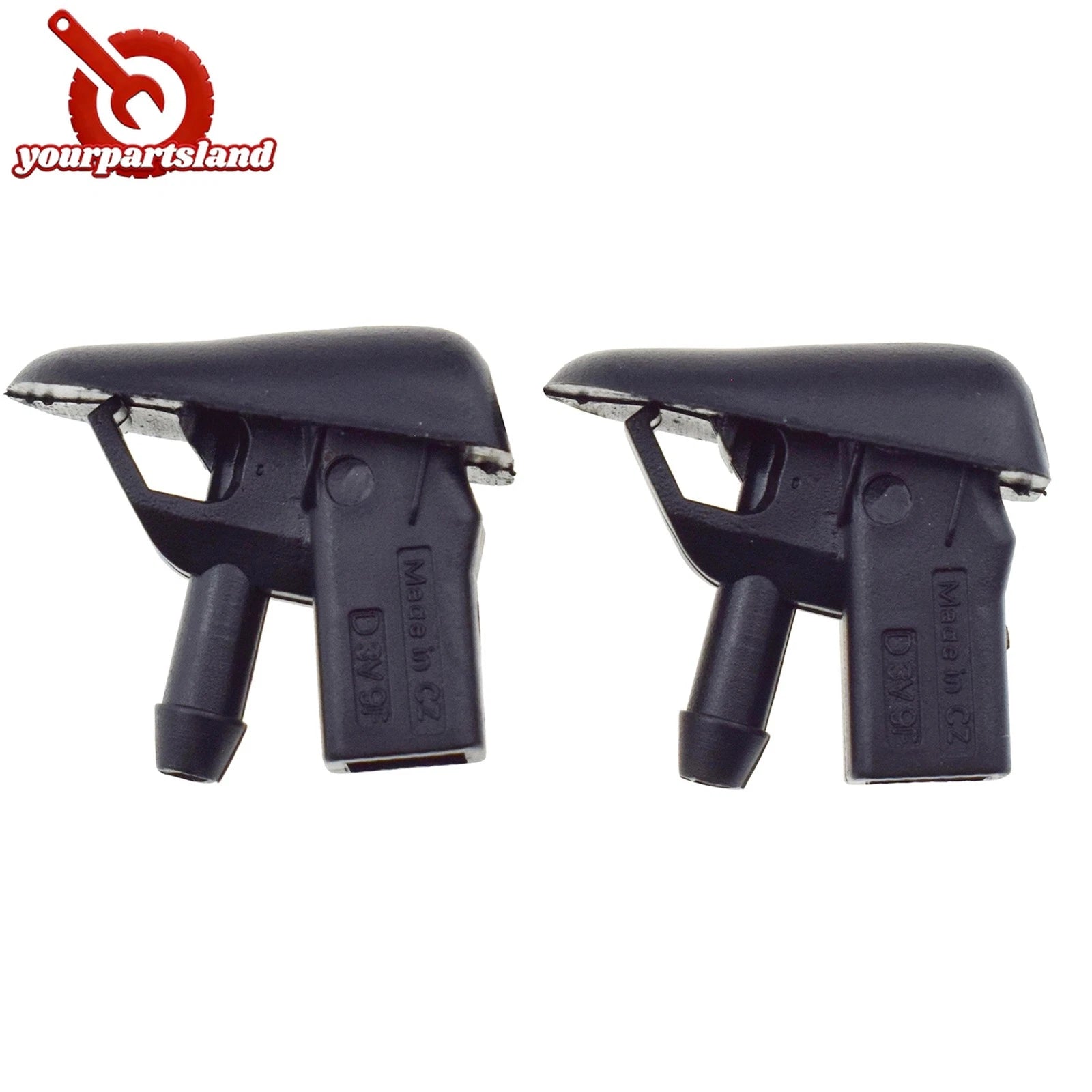 Pair Windshield Hood Washer Nozzle for Volvo XC60 V70 XC70 S80 10-13 31301826 6B93BC-57