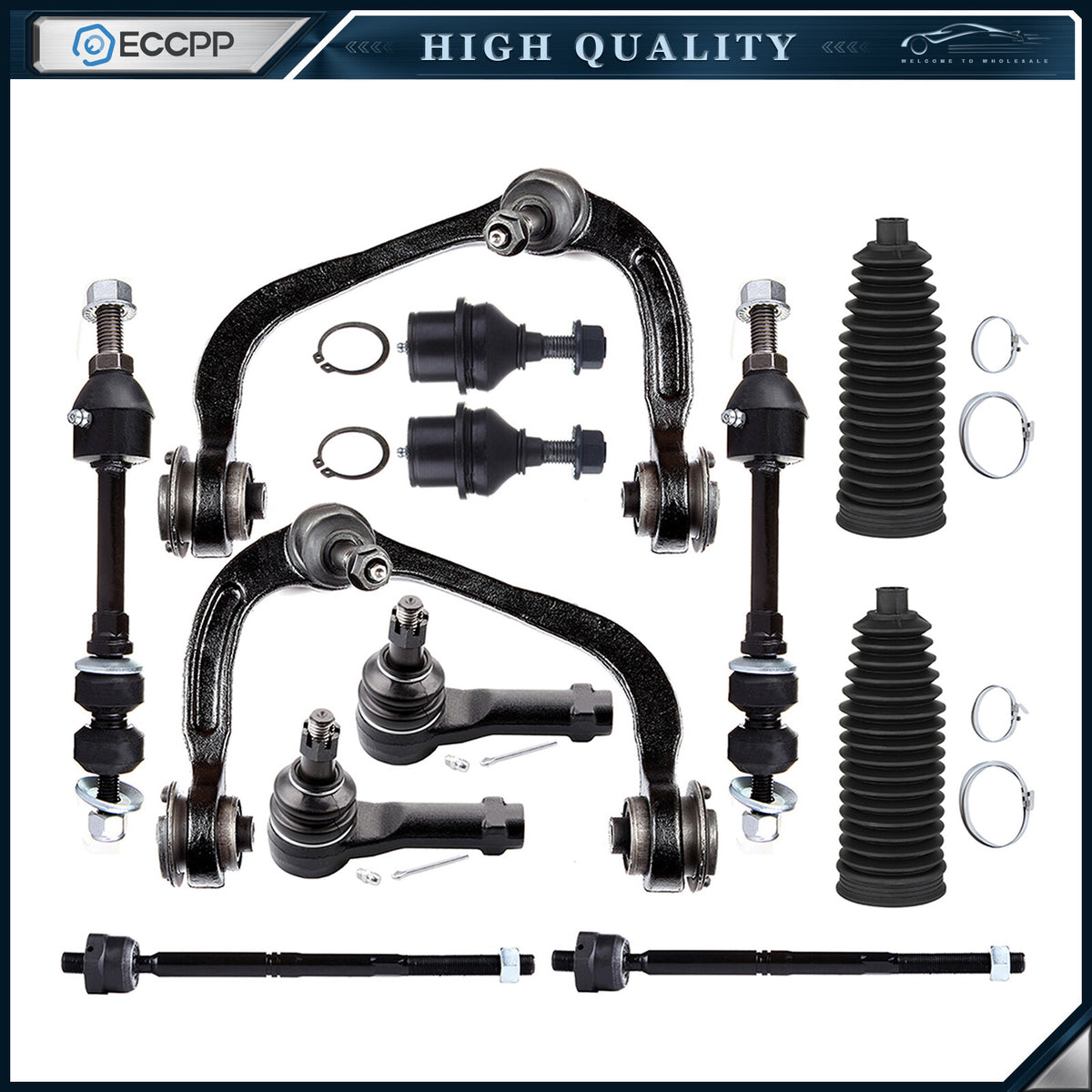 Front Control Arm Ball Joint Rack and Pinion Bellow Fits 06-08 Lincoln Mark LT