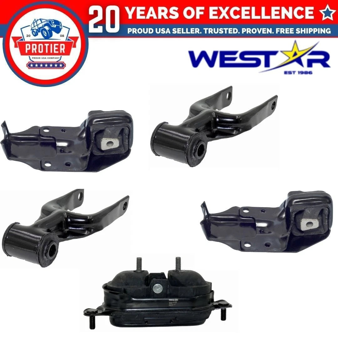 Motor Mount Set 5PCS Compatible for 1995-2005 Chevrolet Lumina / Monte Carlo 6B93BC-57