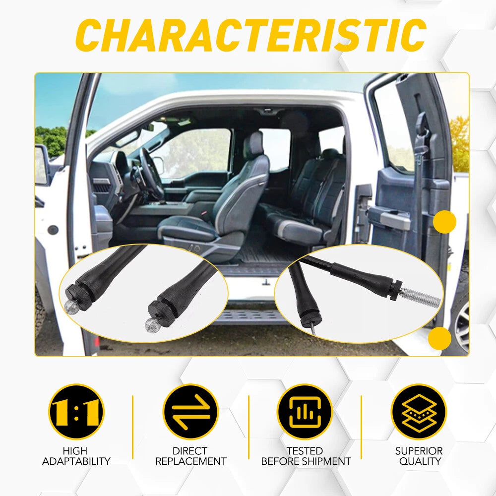 Rear Door Upper+Lower Side door Latch Release Cable for Ford F150 F250 97-04 EOA 6B93BC-57
