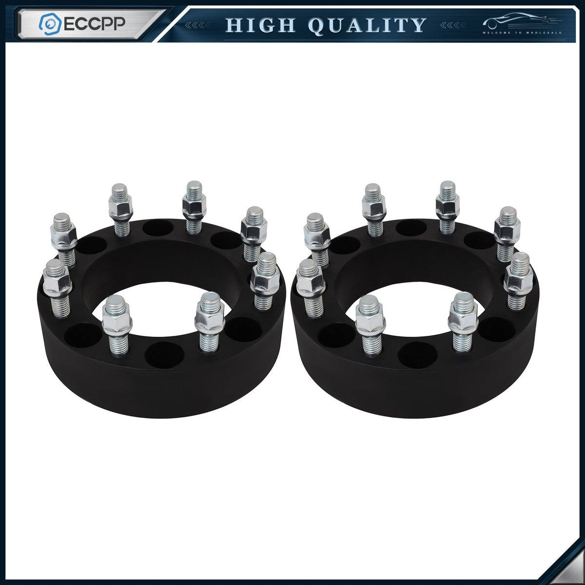 2 inch Wheel Spacers 8x170 For Ford F-250 F-350 Super Duty with 14x2 Studs Only 6B93BC-57