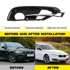 Front Bumper Fog Light Grille w/ Trim Cover For BMW 3 Series F30 F31 2012-2015 A 6B93BC-57