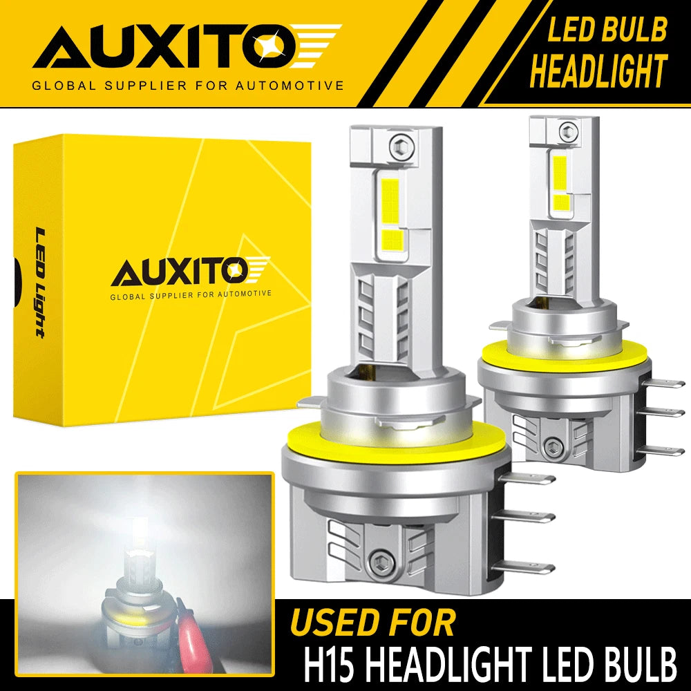 H15 LED Bulbs High Beam DRL Headlights Conversion 24000LM 6500K Super Bright EOA 6B93BC-57
