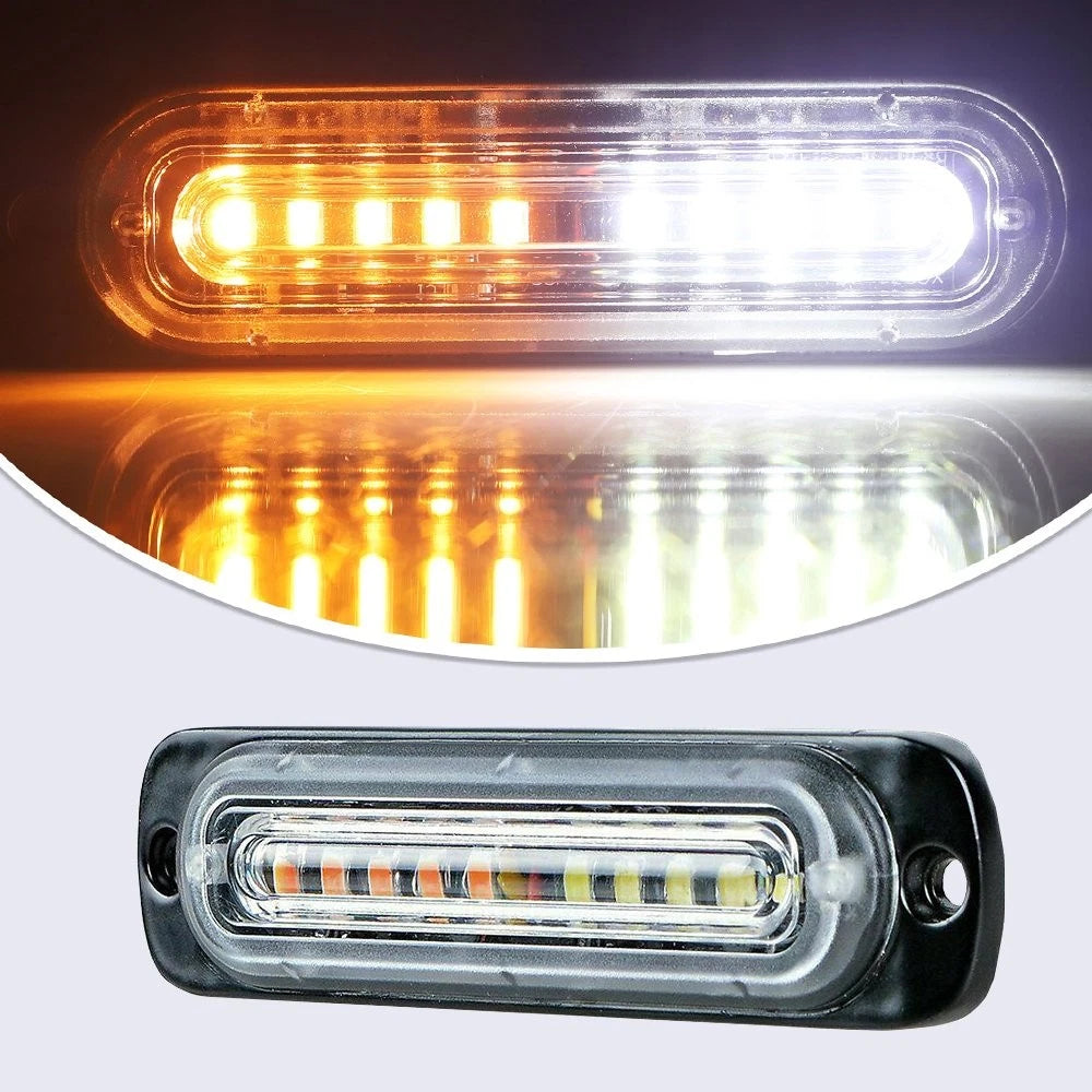 Car 10-LED Strobe Emergency Surface Lamps Mount Flashing Lights For Truck Pickup 6B93BC-57