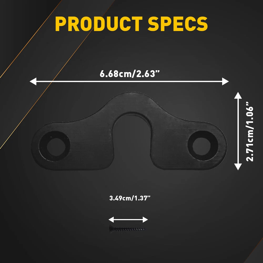 2x Metal Sun Visor Clip Bracket Holder Hook For JEEP Wrangler JK JL Gladiator US 6B93BC-57