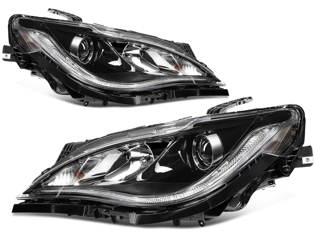 For Chrysler Pacifica 2017-2020 Black w/Projector Headlights Assembly Pair 6B93BC-57