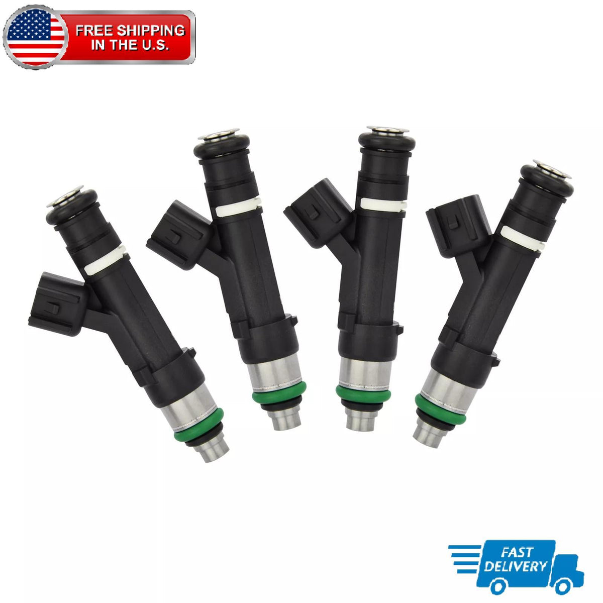 4PCS Fuel Injector 0280158162 Fit Ford Escape Fusion Fit Mercury Mariner 2.5 l4