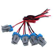 5PCS Horn Connector Pigtail Wiring For GM Buick Cadillac GMC Pontiac15306302 6B93BC-57