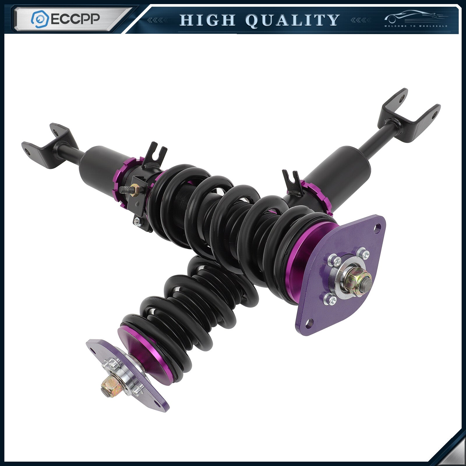 Coilovers Suspension Kit Adj. Height Struts Shocks Springs For 03-08 Nissan 350Z 6B93BC-57