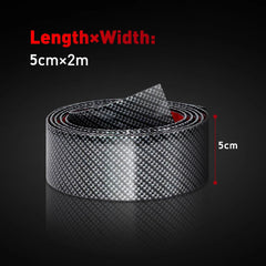 Accessories Door Fiber Car Carbon Sill Plate Scuff Cover Anti Scratch Sticker 2M 6B93BC-57
