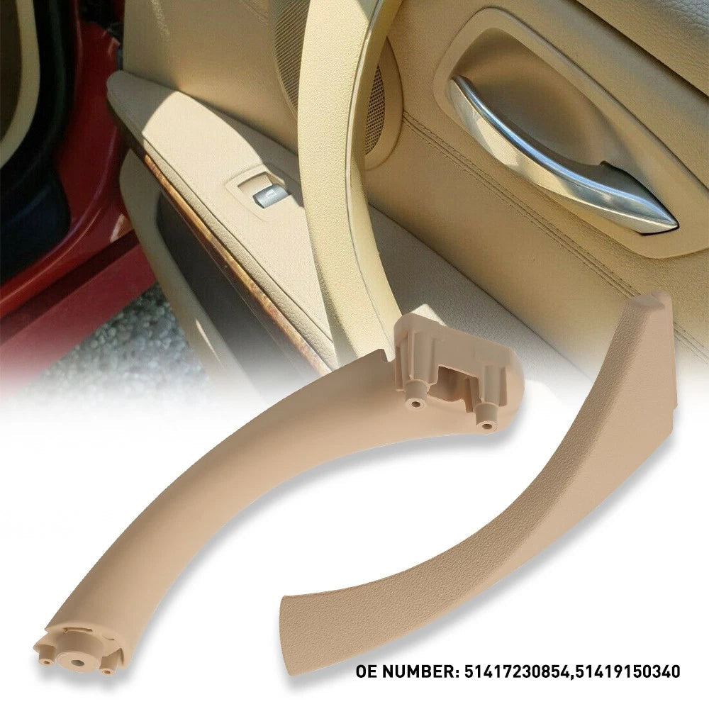 For BMW Front 328i E90 Rear Right Door Inner Handle Passenger Pull Trim Cover EA 6B93BC-57