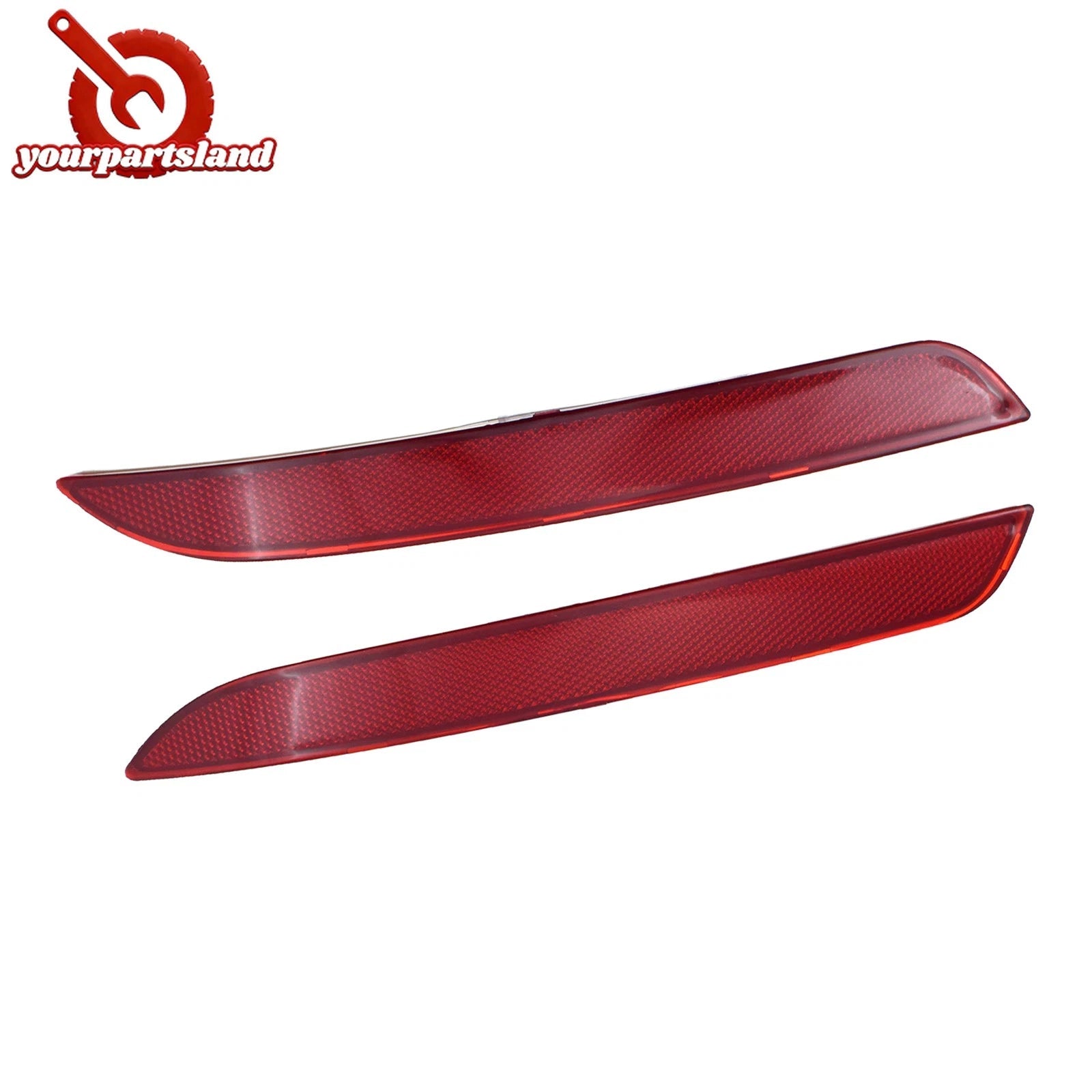 2pcs Bumper Reflector Left & Right For BMW F10 5 Series Rear M Sport 2011-2016 6B93BC-57