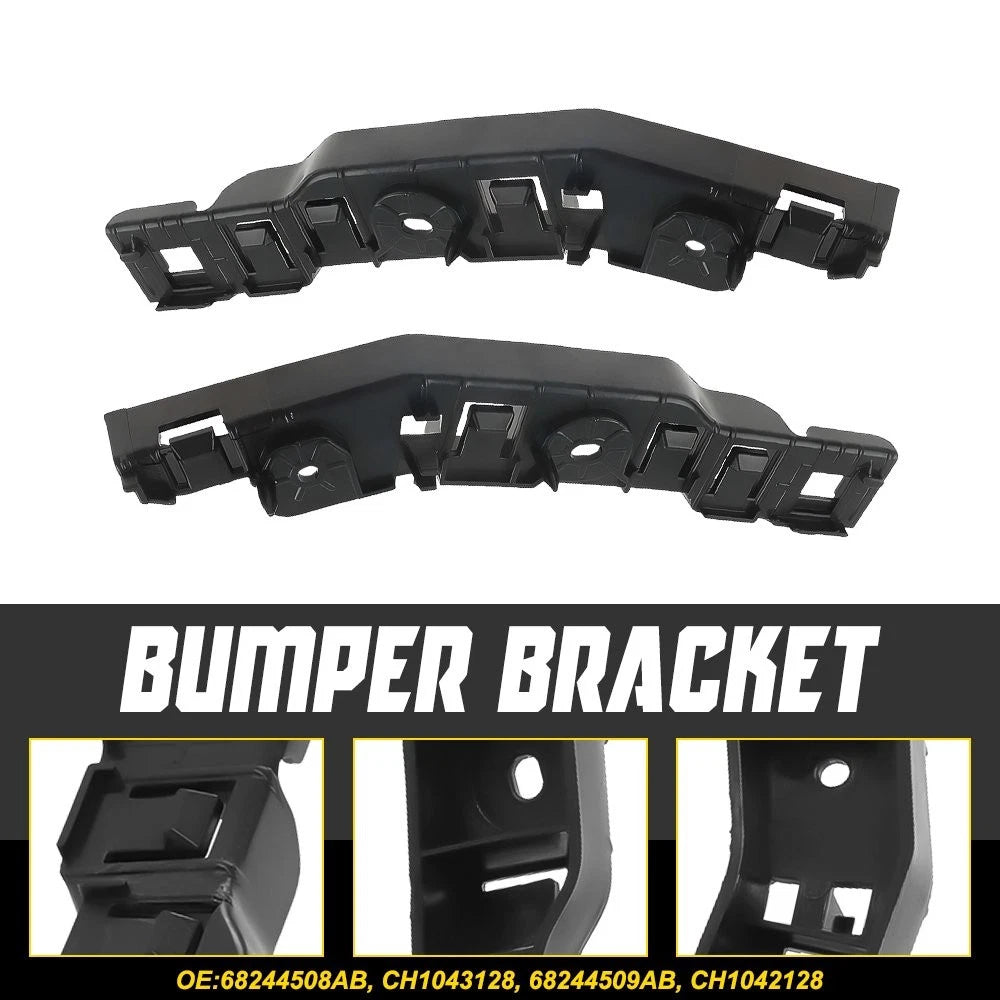 Front LH&RH Bumper Retainer Support Lower Bracket For 2017-2024 Jeep Compass EOA 6B93BC-57