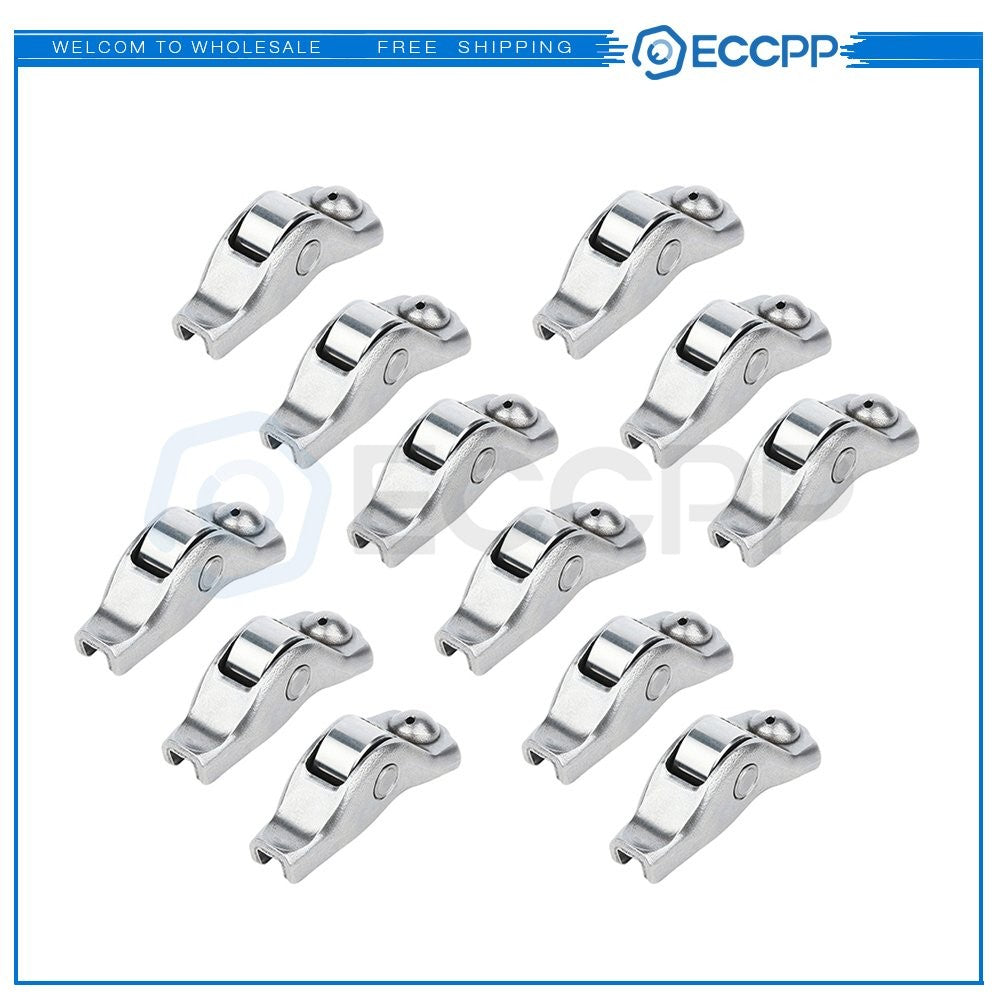12Pcs Rocker Arms Fits Ford Mustang Lincoln Navigator 5.2L 05-14 6B93BC-57