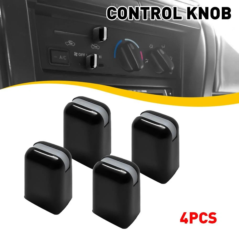 4x Control of Knob Heater A/C Temperature HVAC Fan For 1980-1999 TOYOTA TERCEL A 6B93BC-57