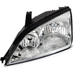 Headlights Assembly Pair For 2007-2005 Ford Focus Chrome Housing Left+Right 6B93BC-57