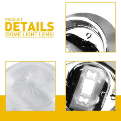 Interior Dome Light Fit Pontiac 1970-81 Firebird Monte Chevy Carlo Chevelle EXU 6B93BC-57