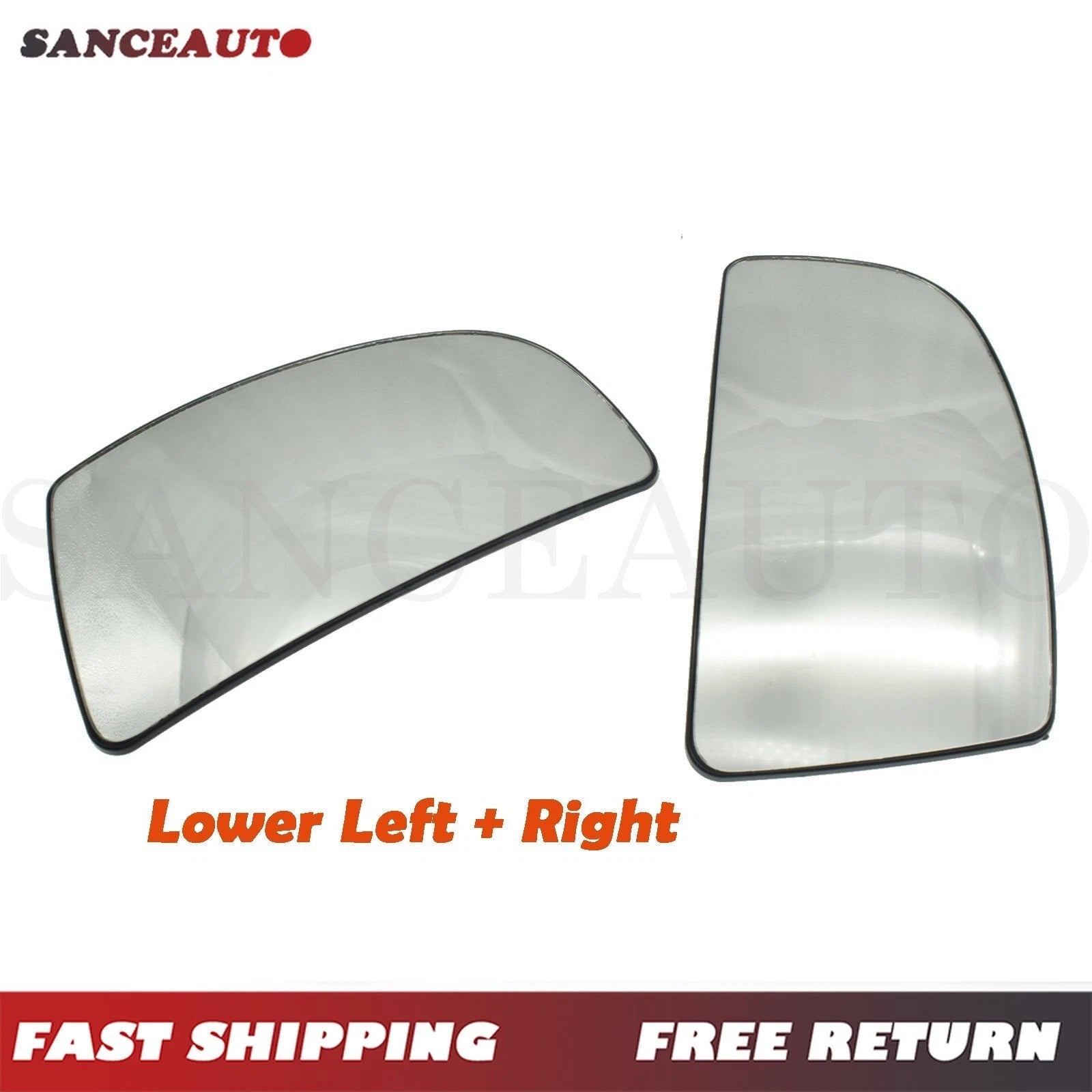 2PCS Mirror Glass Lower Convex Left Right for Ford Transit 150 250 350 2015-2022 6B93BC-57