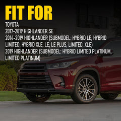 Bumper Reflector For 2014-2019 Toyota Highlander Rear Driver Side 814900E020 EOA 6B93BC-57