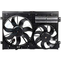 Electric AC Condenser Cooling Fan Kit For 2006-2010 Volkswagen Jetta Rabbit