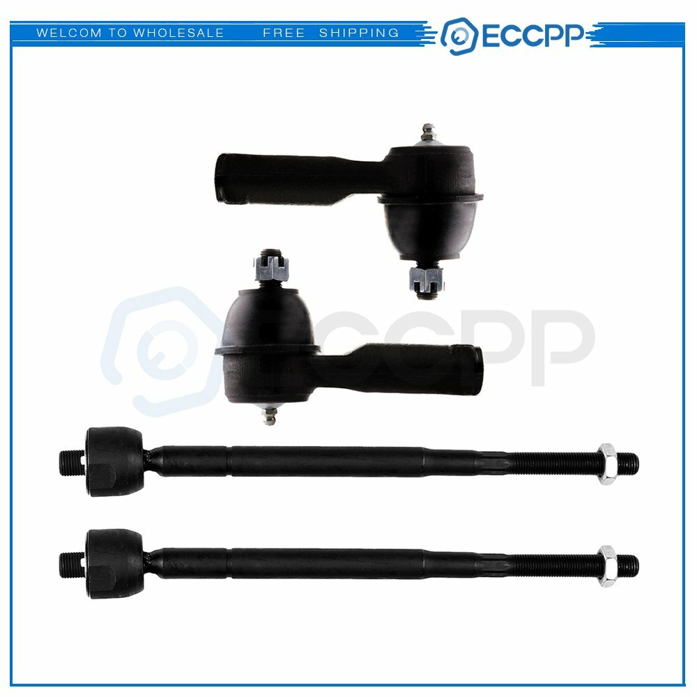 For 2002 2003 2004 Honda Odyssey 4PCS Front Inner & Outer Tie Rod Ends ES3669 6B93BC-57