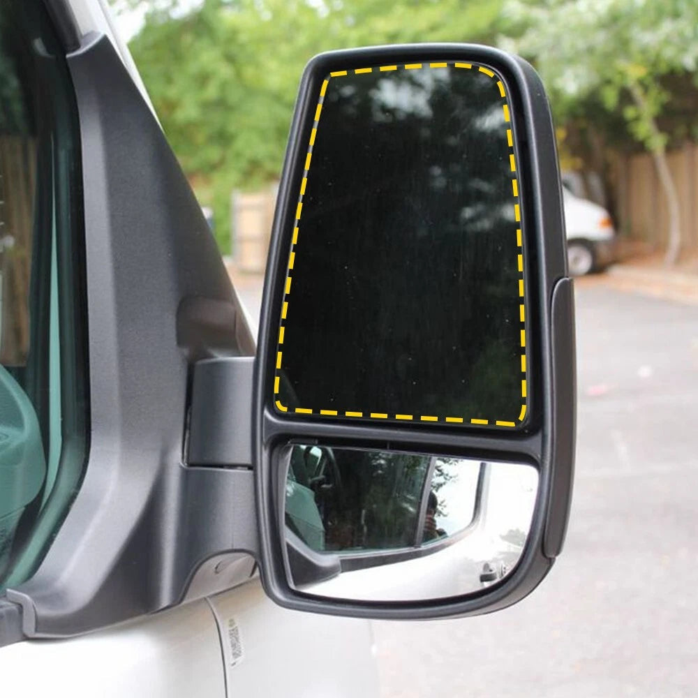 Mirror Glass Upper Passenger Side Right for RH Ford Transit Van 150 250 350 EOA 6B93BC-57