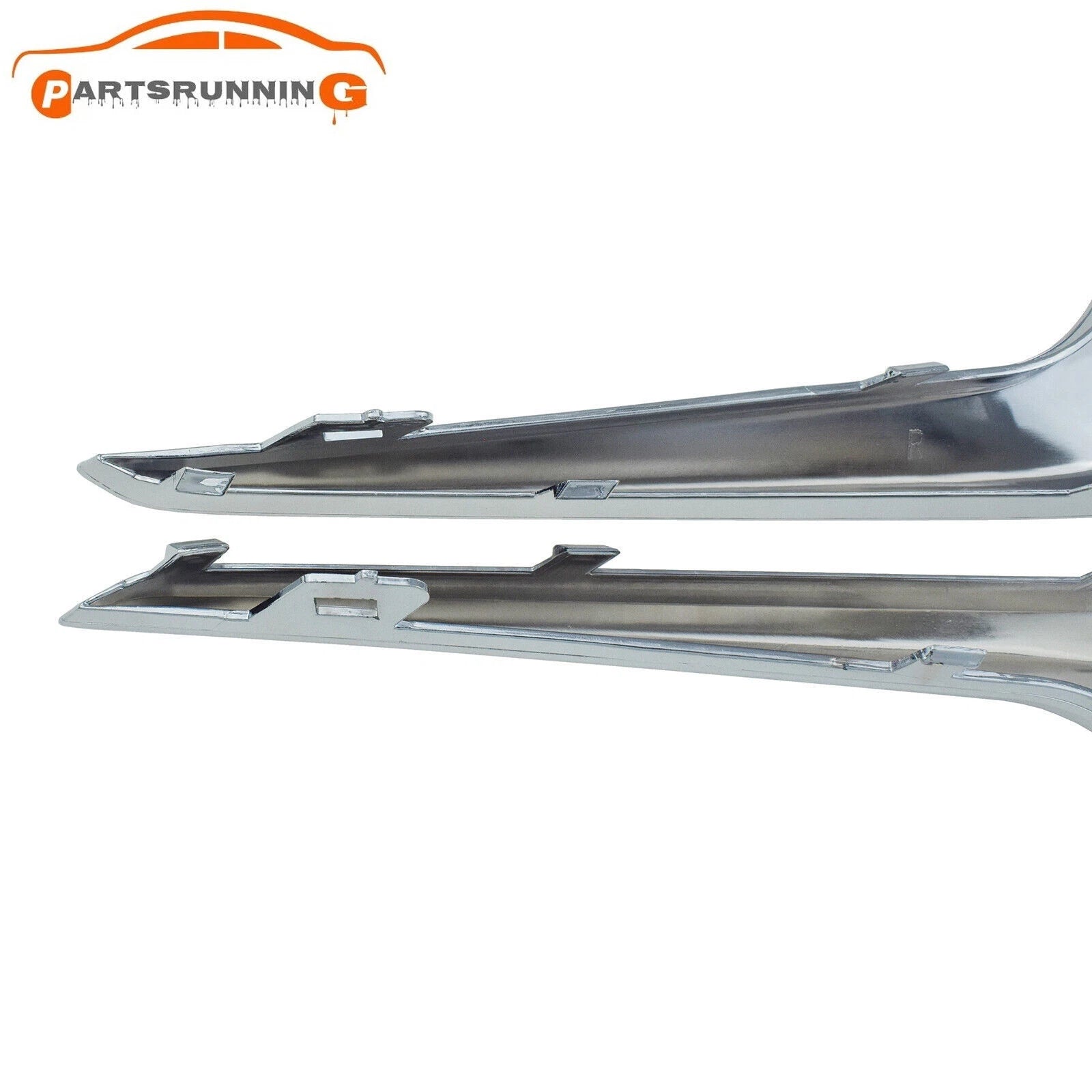 2PCS Front Left & Right Side Bumper Trim For 2016-2018 Chevy Malibu 23478373 6B93BC-57