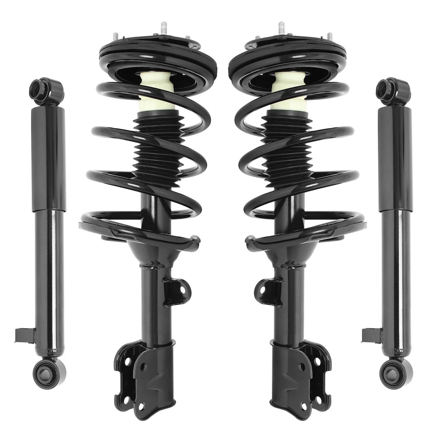 Front & Rear Kit Strut 2007-2009 Compatible with Hyundai Santa Fe 6B93BC-57