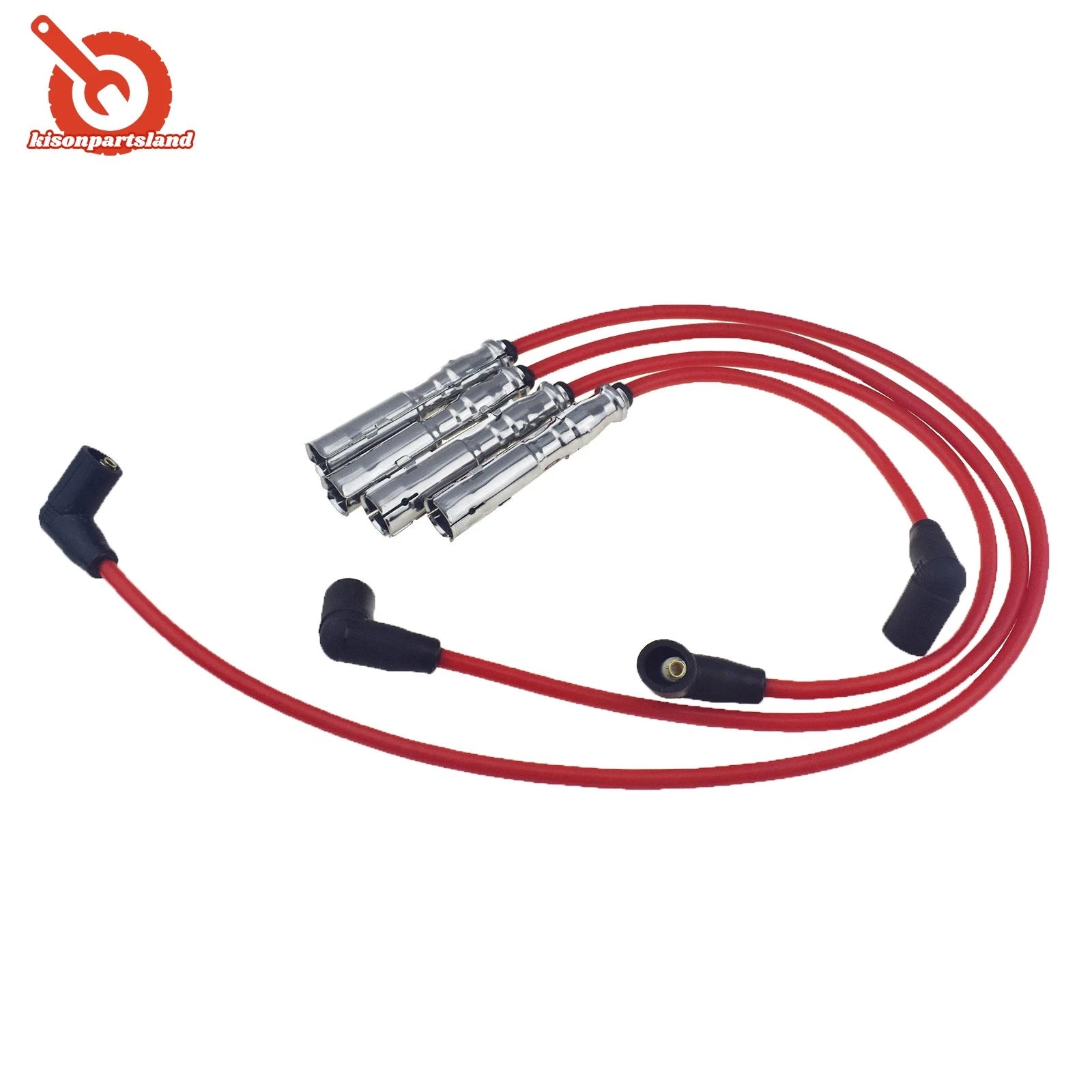 Spark Plug Wire Set For VW Beetle Bora Golf GTI Jetta 2.0L SOHC 27588 144054 6B93BC-57