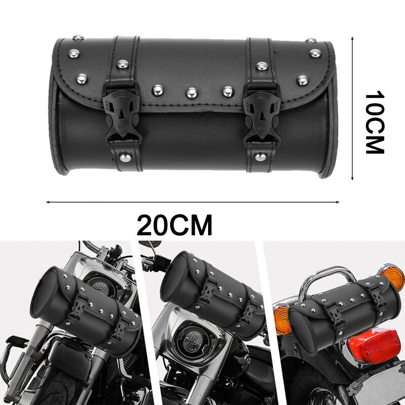 Motorcycle Roll Tool Bag Storage Handlebar Luggage Front Fork Saddle Bag 6B93BC-57