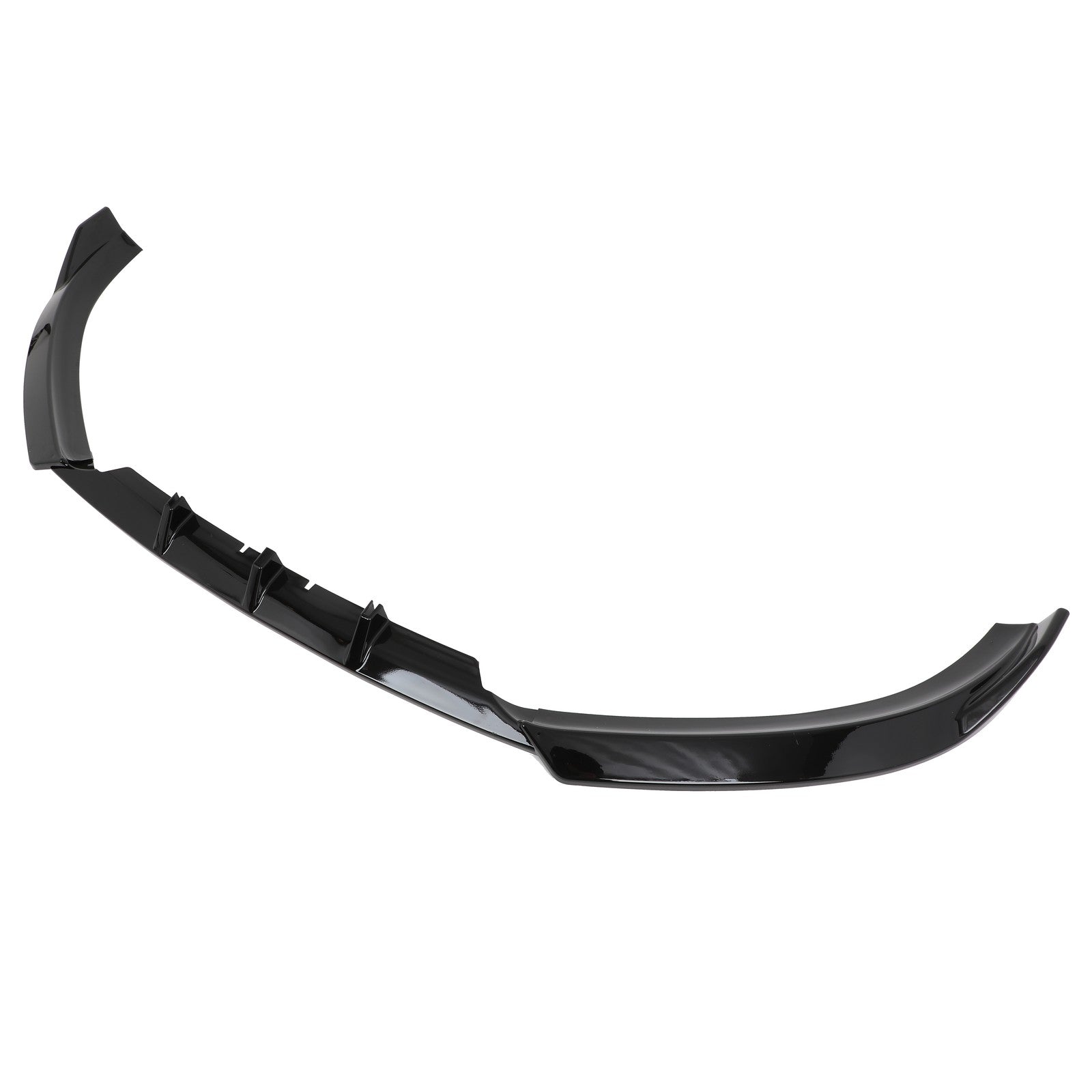 Glossy Black Fits 2009-2012 Audi A4 B8 S-Line Bumper Front Lip Spoiler 6B93BC-57