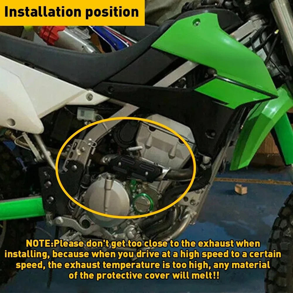 Black Head Pipe Heat Shield Cover For Guard KTM 250 350 450 SXF 500 EXC-F 05-22 6B93BC-57