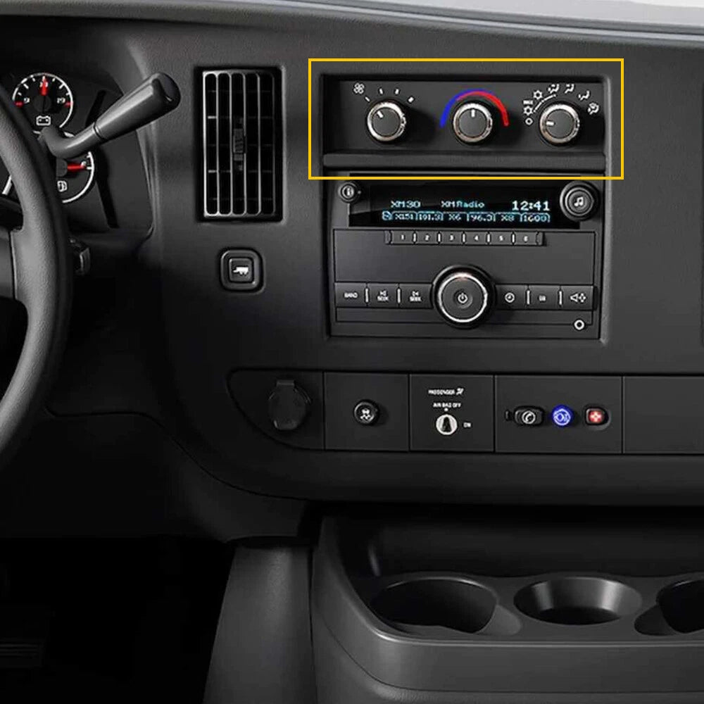 3pcs AC Climate Fan Control Knob For GMC Savana Chevrolet Express 1500 2500 3500 6B93BC-57