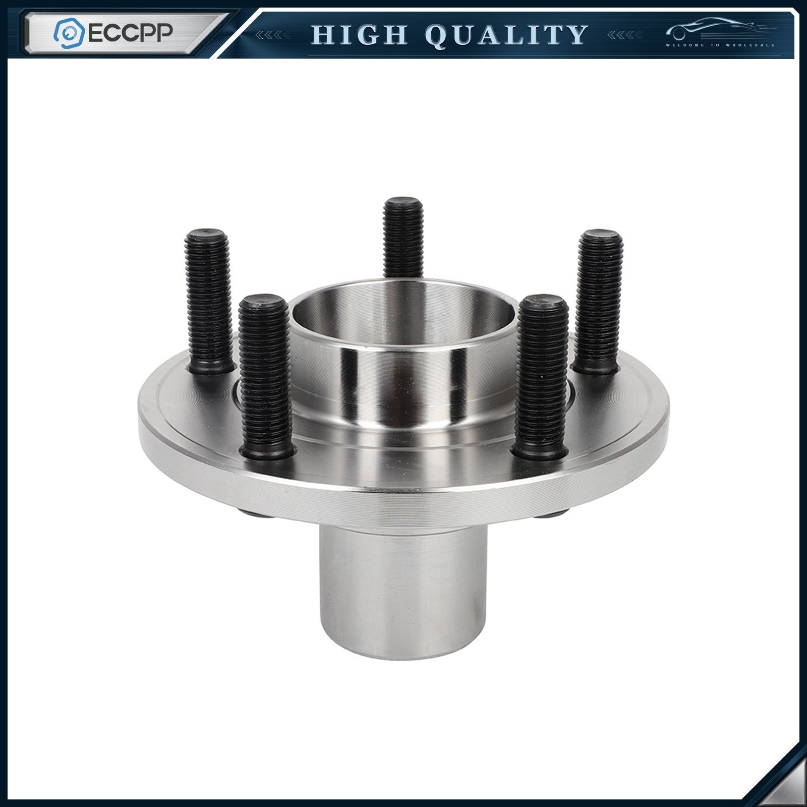 ECCPP (2) Front Wheel Hub & Bearing Kit For Ford Focus 2012-2018 C-MAX 2013-2018 6B93BC-57