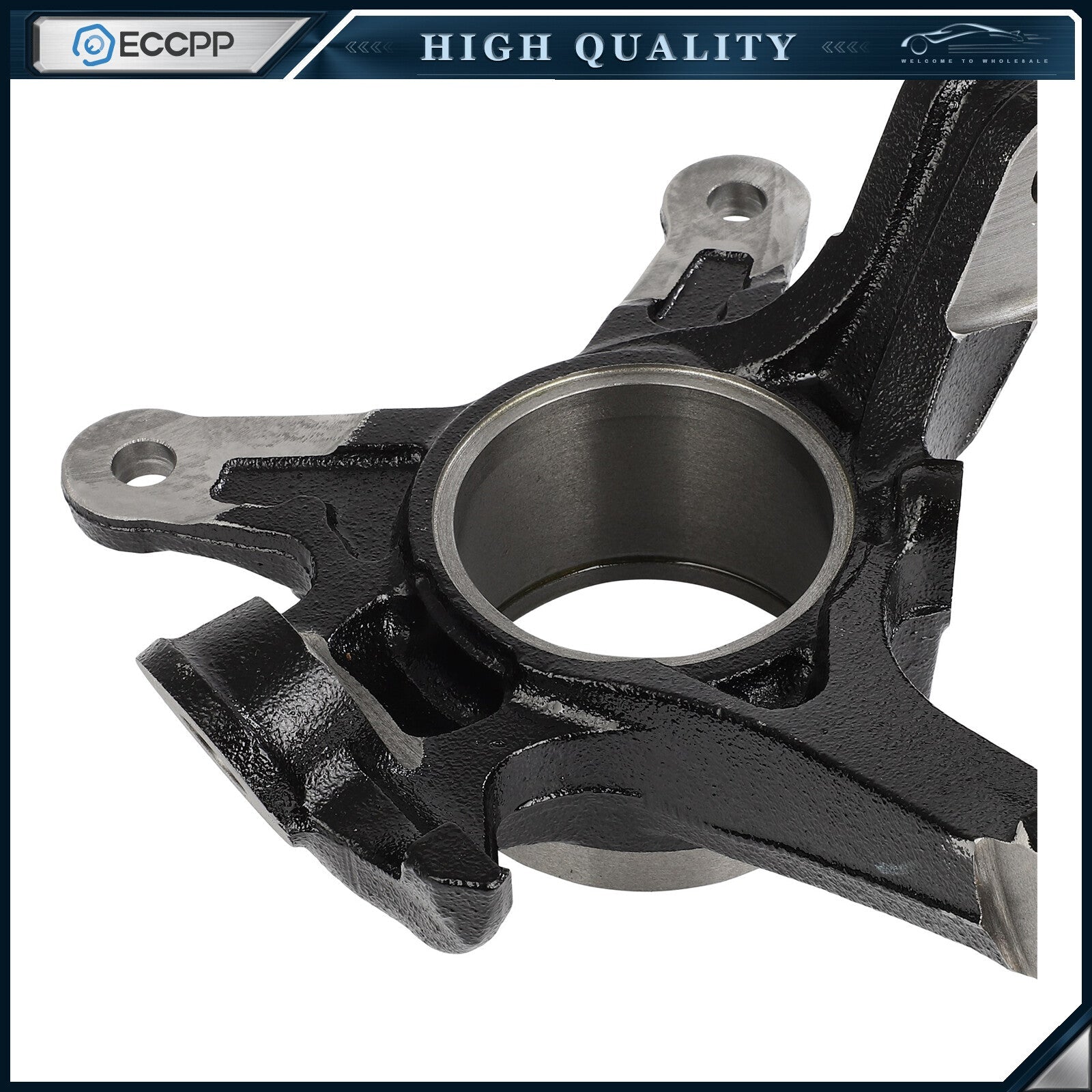 1X Front Passenger Side Steering Knuckle For 2012 Honda Civic 1.8L Auto Trans. 6B93BC-57