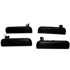 Black Outside Door Handle Front Rear Left Right For 1995-98 Toyota Tercel Paseo 6B93BC-57