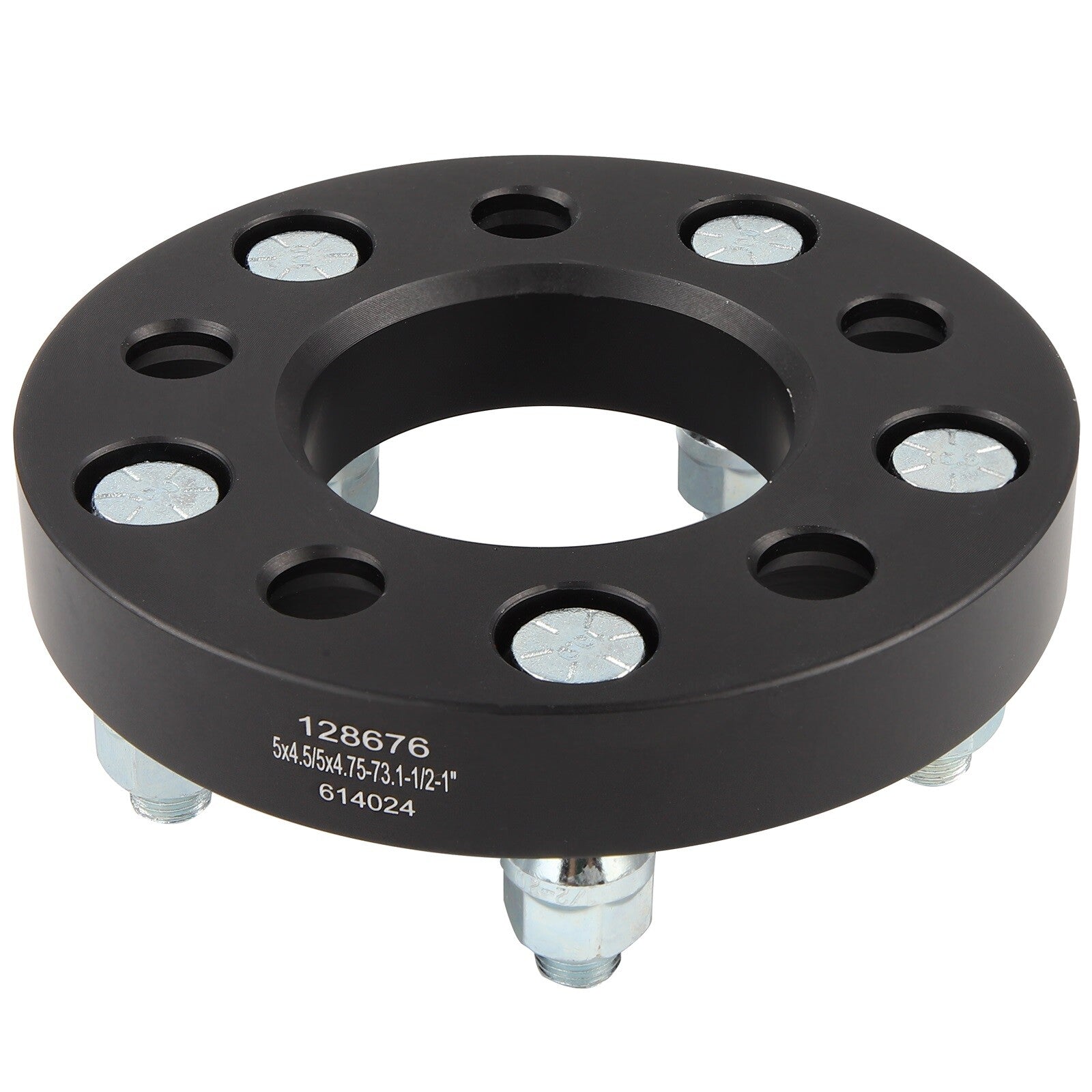 2Pc 1 inch 5x4.5 to 5x4.75 Wheel Adapters 1/2"x20 For Ford to Chevy 5 Lug Wheels 6B93BC-57