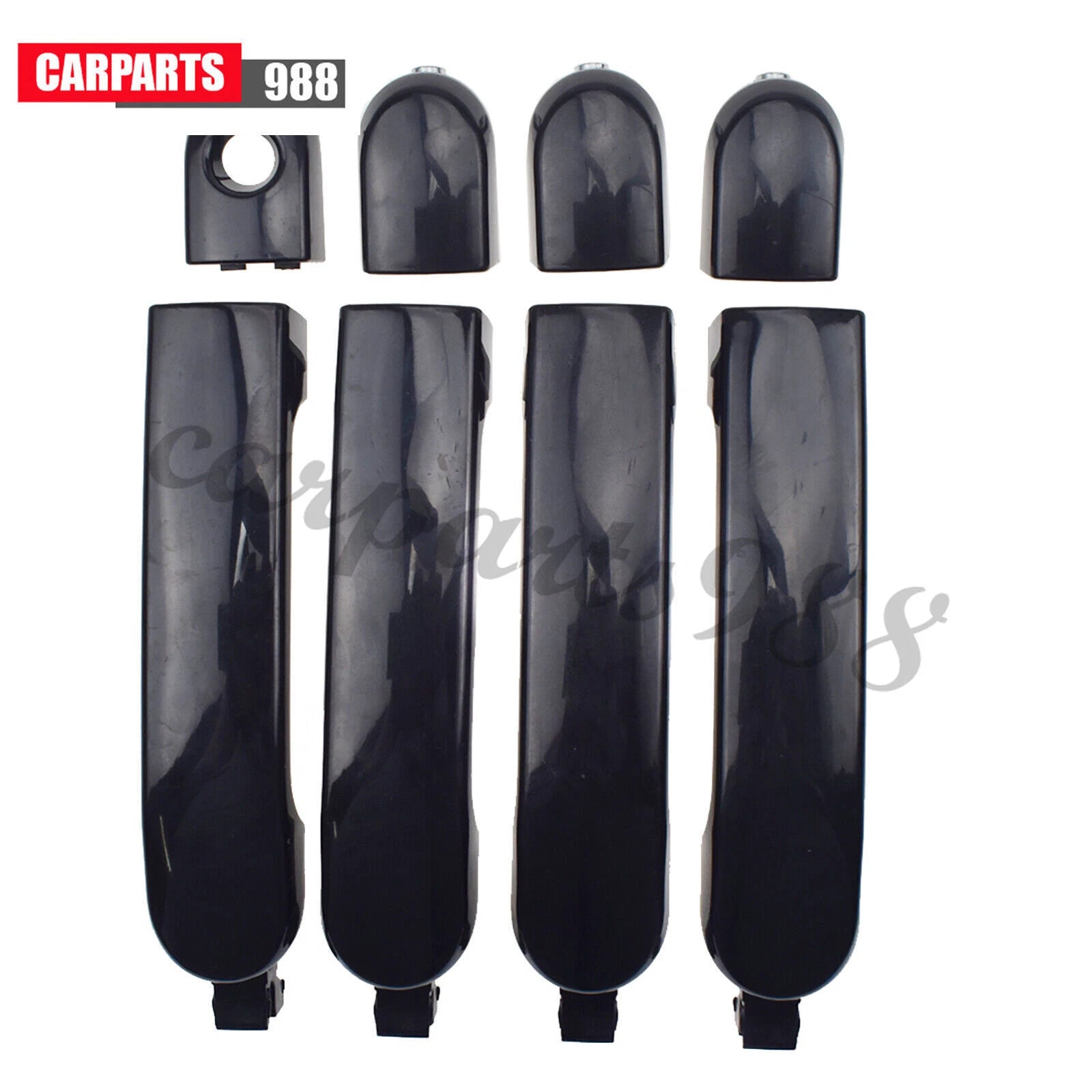 Outer Door Handle Front Rear LH RH for 07-12 Nissan Versa 82641EL12A 82640EL12A 6B93BC-57