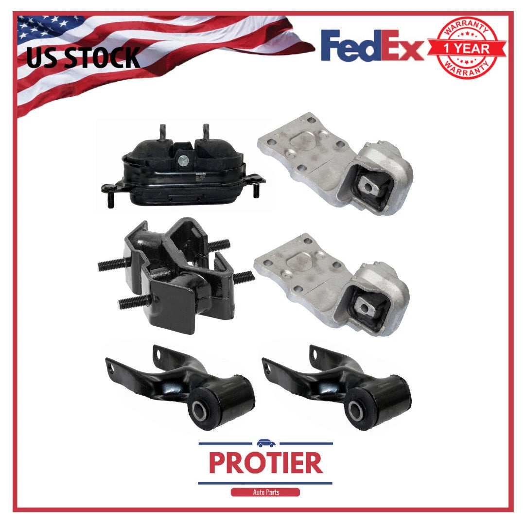 Engine Torque Strut, Trans & Engine Mounts Set 6 pcs For Pontiac Montana 3.9L 6B93BC-57