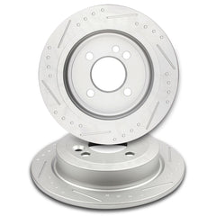 Front & Rear Brake Rotors Ceramic Pads for Mini Cooper 2002 2003 2004 2005 2006 6B93BC-57