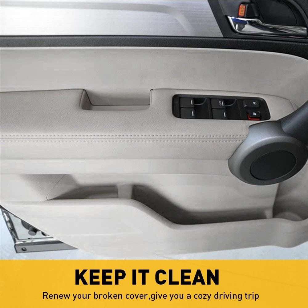 2pcs Gray Front Door Handle Armrest Pull Cover fit for Honda CR-V CRV 2007-2012 6B93BC-57
