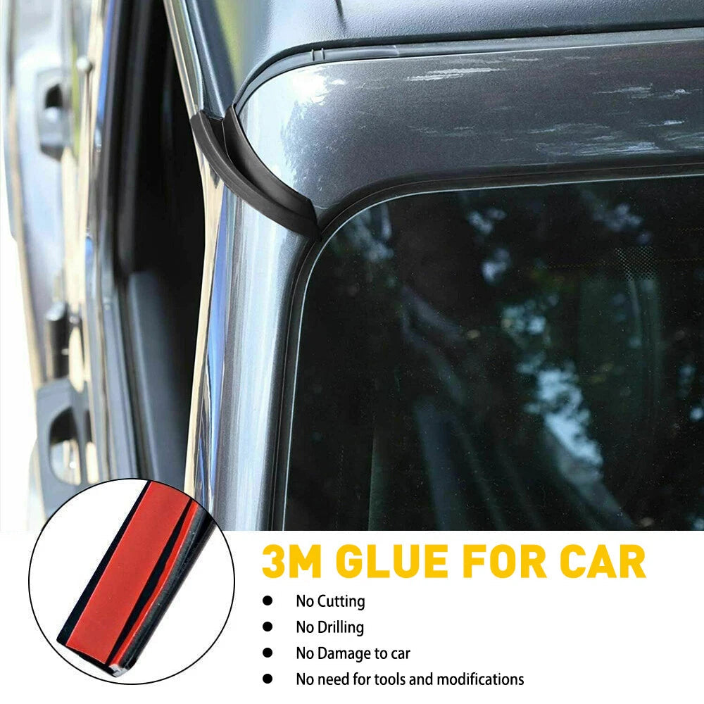 Water Rain Gutter Car Fit For Jeep Wrangler JL 18-21 Gladiator JT EOA 6B93BC-57