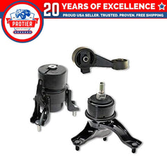 Fits 2004-2006 Toyota Camry 3.3L / Lexus ES330 Engine Motor Mount 3pcs : 6B93BC-57
