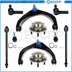 10x Front Control Arm Ball Joint Wheel Bearning Hub For 2006-2008 Dodge Ram 1500 6B93BC-57