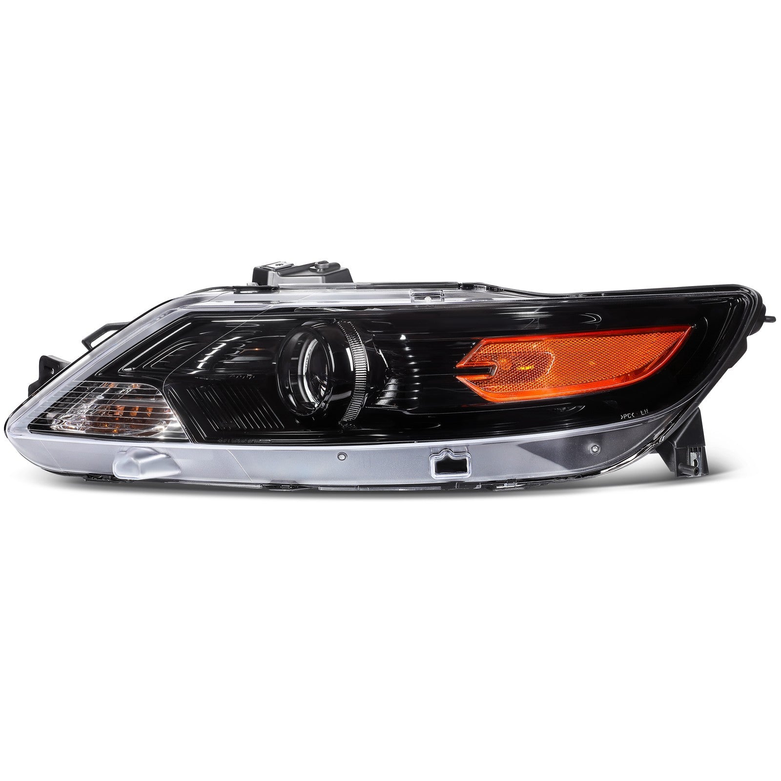 Pair Set Headlight Assembly For 2010-2012 Ford Taurus 3.5L Black w/Projector KOEEP